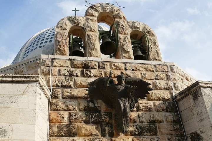 Another view of the same Catholic chapel and its setting at Beit Sahour.