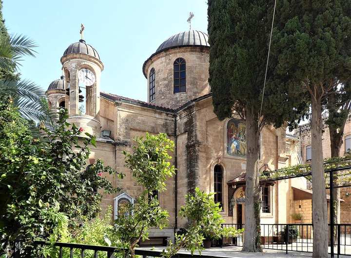 The Greek Orthodox wedding church in Kafr Kanna, the other shrine in the same town.