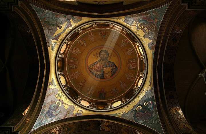 The Catholicon, the Greek choir of the Church of the Holy Sepulchre.