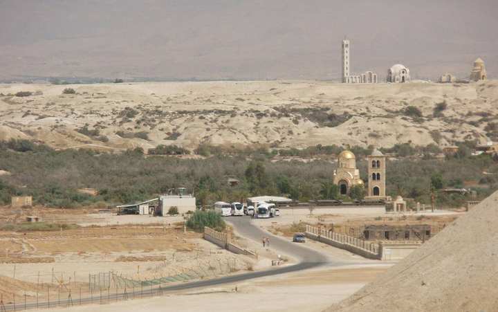 Qasr al-Yahud, the western-bank baptism place in the Jordan valley.