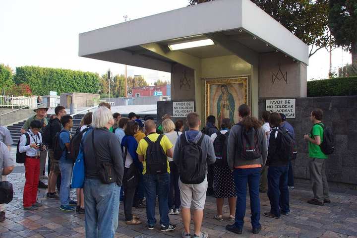 The new Basilica of Our Lady of Guadalupe at Tepeyac.