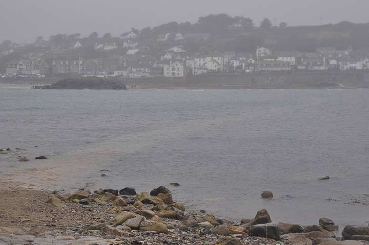 The causeway from Marazion to Saint Michael's Mount.
