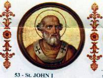 Pope St. John the First