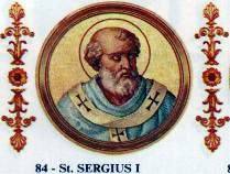 Pope St. Sergius the First