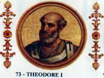 Pope Theodore the First