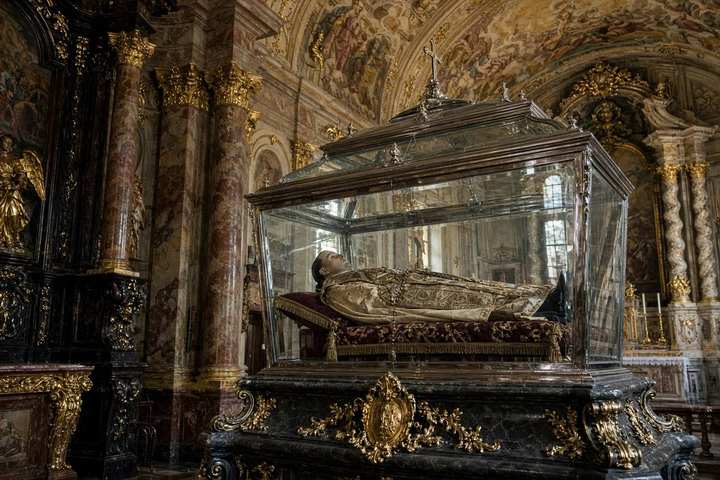 The Body of St. Andrew Bobola — Jesuit church, Warsaw